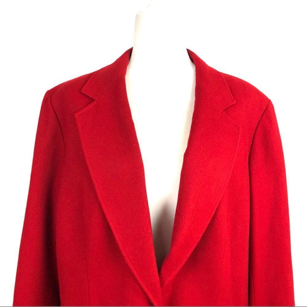 VTG Pendleton Red 100% Virgin Wool Blazer Button - image 7